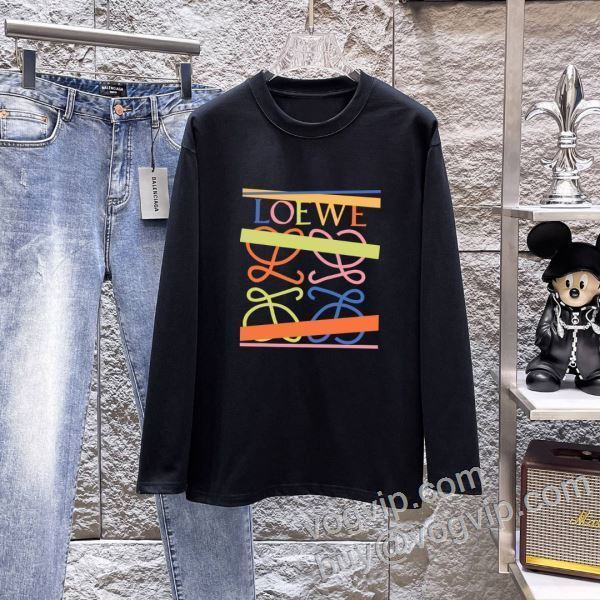 2026高級品 通販 ロエベ コピーブランド CTSLOE018 大絶賛！ 長袖Tシャツ 2色可選