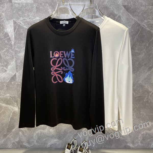 【人気ブログ掲載】 ロエベ 偽物ブランド CTSLOE019 長袖Tシャツ 2色可選 2026高級品 通販