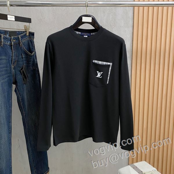 ルイ ヴィトン ブランドコピー 2026年モデル入荷 CTSLV001 長袖Tシャツ 2色可選 2年以上連続１位獲得