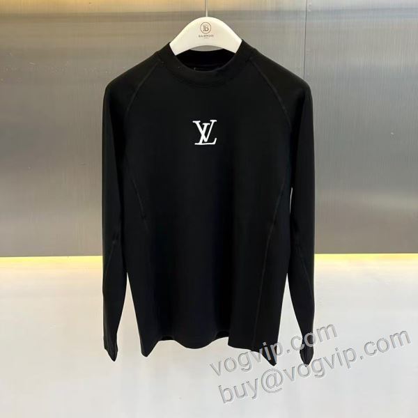 2026HOT品質保証 ルイ ヴィトン スーパーコピー 激安 今一番HOTな新品 CTSLV006 長袖Tシャツ 2色可選