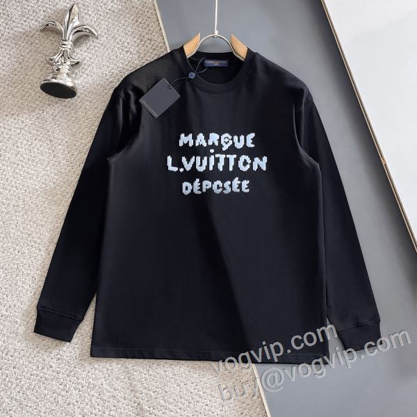 ルイ ヴィトン ブランドコピー 2026秋冬季新作 CTSLV013 長袖Tシャツ 3色可選 抜群な楽チン感ある大定番