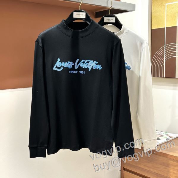 セレブ愛用の超人気商品 ルイ ヴィトン コピー CTSLV015 長袖Tシャツ 2色可選 2026秋冬季新作