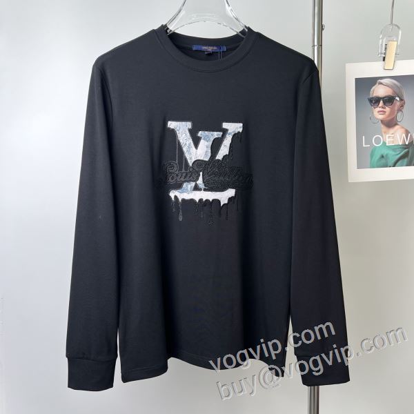 定番のアイテム ルイ ヴィトン スーパーコピー 2026新作入荷格安 CTSLV021 長袖Tシャツ 4色可選