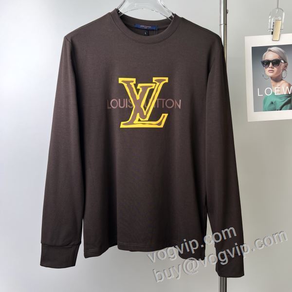 高級感漂わせる ルイ ヴィトン ブランドコピー CTSLV023 長袖Tシャツ 4色可選 2026新作入荷格安
