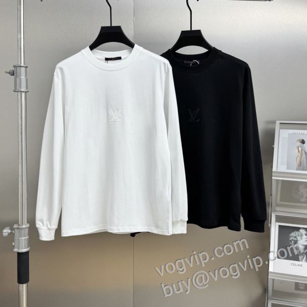 ルイ ヴィトン 最高N級ブランドコピー 2026最安値セール CTSLV025 長袖Tシャツ 2色可選 人目を惹くデザイン