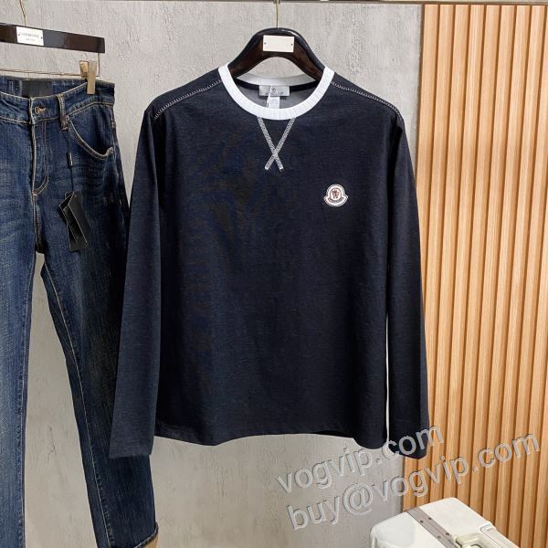 モンクレール ブランド 偽物 通販 2026秋冬季超人気 CTSMO005 長袖Tシャツ 超激得品質保証
