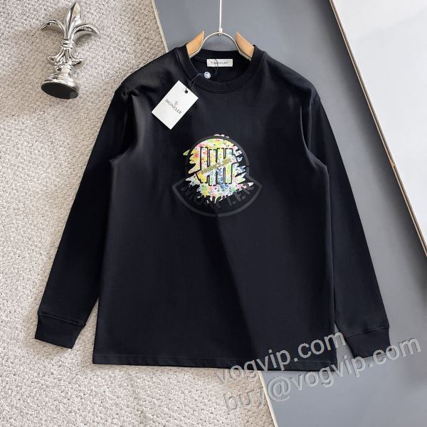 長袖Tシャツ 2色可選 モンクレール MONCLER 2026最新入荷 CTSMO012 VOGブランドスーパーコピー 豊富なサイズ