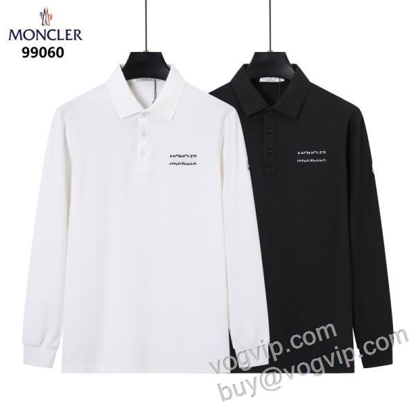 モンクレール MONCLER 2026お得100%新品 CTSMO013 VOGコピー 希少価値大！ 長袖ポロシャツ 2色可選
