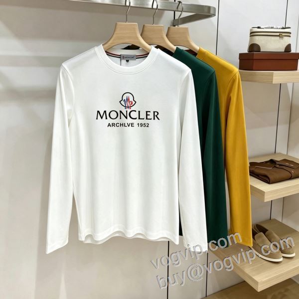 2026お得100%新品 モンクレール ブランドコピー代引き専門店 CTSMO014 長袖Tシャツ 6色可選 高品質 人気