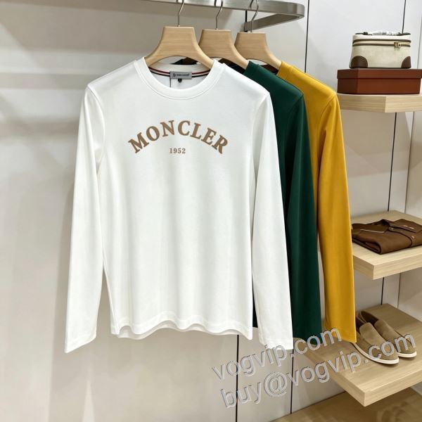 長袖Tシャツ 5色可選 綺麗に決まるフォルム！ モンクレール 業界高品質スーパーコピー 2026お得100%新品 CTSMO016