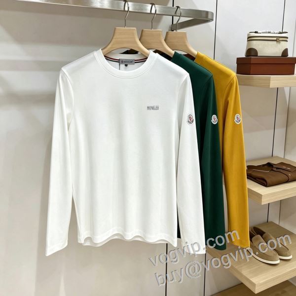お洒落に魅せる モンクレール ブランドコピー CTSMO031 長袖Tシャツ 6色可選 2026高級品 通販
