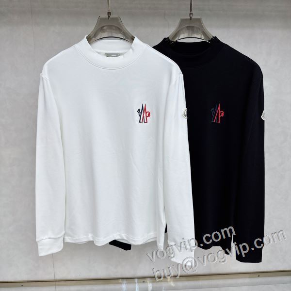 2026高級品 通販 CTSMO032 長袖Tシャツ 【大人気の希少品】 2色可選 モンクレール 業界高品質スーパーコピー