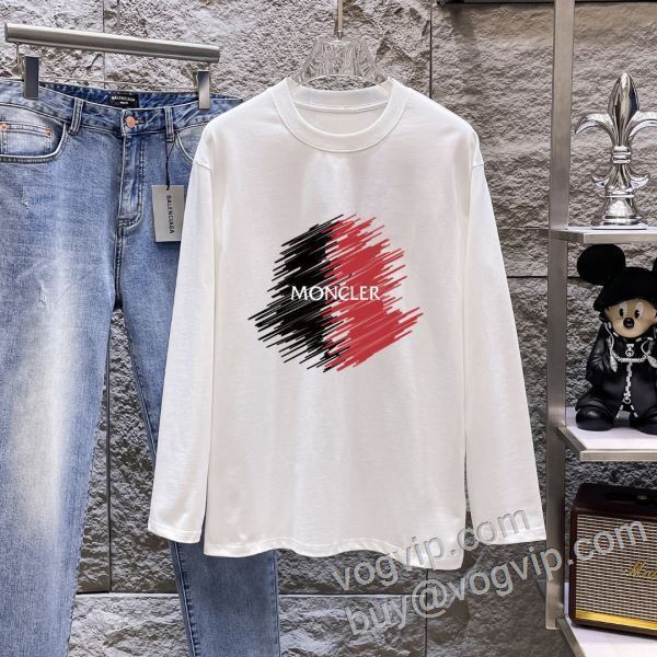 洗練デザイン?【上質な逸品！】 モンクレール スーパーコピー CTSMO034 長袖Tシャツ 2色可選