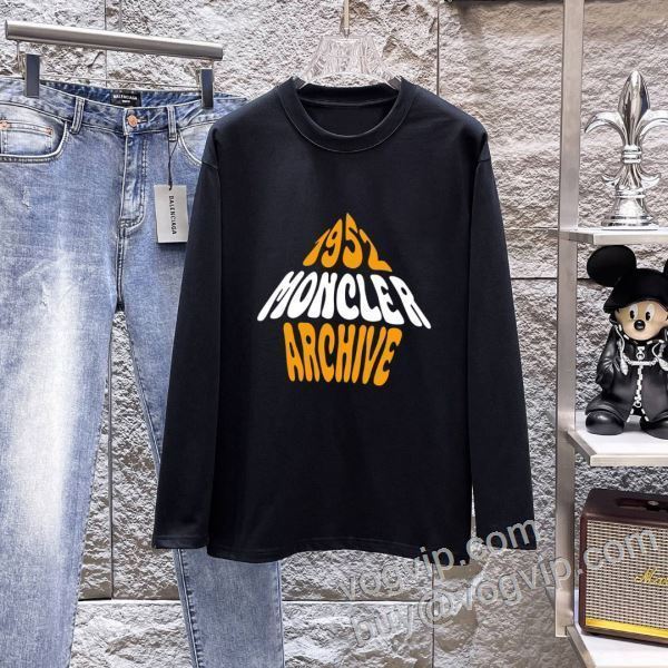 2026年新作が続々入荷！ モンクレール コピーブランド CTSMO039 長袖Tシャツ 2色可選 2026驚きの破格値本物保証