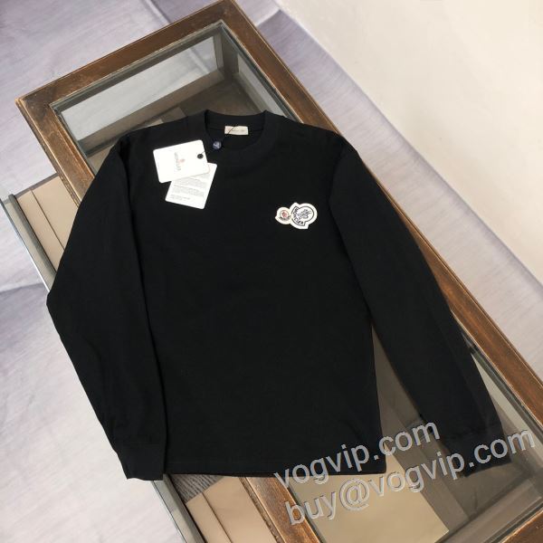 モンクレール MONCLER 2026新商品！ CTSMO052 長袖Tシャツ ランキング商品  6色可選 VOGブランドスーパーコピー