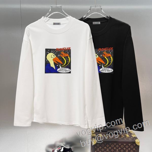 主役になる存在感 モンクレール スーパーコピー 激安 CTSMO058 長袖Tシャツ 2色可選 2026秋冬季超人気