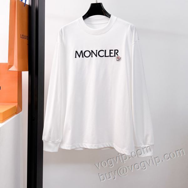 2026お得格安 モンクレール ブランドスーパーコピー CTSMO062 長袖Tシャツ 2色可選 海外セレブ定番愛用