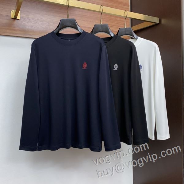 プラダ ブランドコピー 2026人気定番品質保証 CTSPR013 長袖Tシャツ 3色可選 人気新品★超特価★