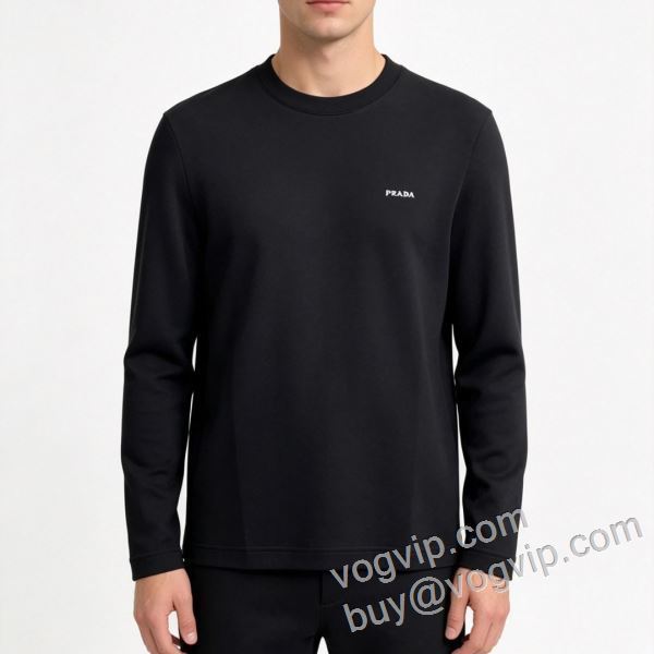 2026高級品 通販 CTSPR028 長袖Tシャツ 3色可選 プラダ スーパーコピー オリジナル