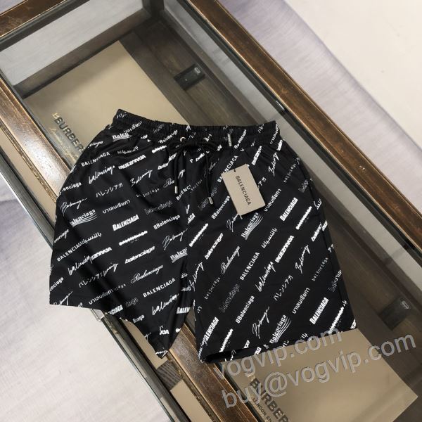 人目を惹くデザイン バレンシアガ BALENCIAGAコピー ブランド DKBAL015 ショートパンツ ビーチパンツ 3色可選 2026お買い得高品質
