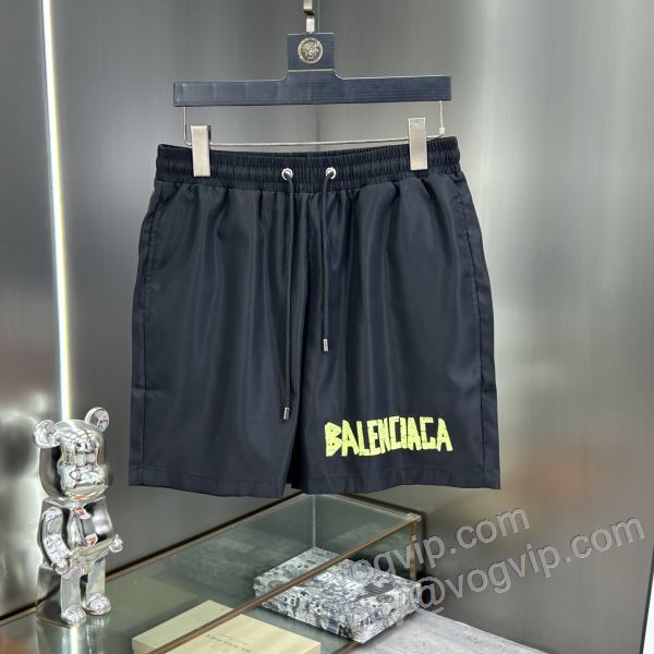 バレンシアガ 2026爆買い品質保証 DKBAL020 ショートパンツ ビーチパンツ BALENCIAGAスーパーコピー 柔らかな質感