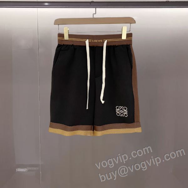 LOEWEブランドコピー 2026新商品！ DKLOE012 ロエベ ショートパンツ ビーチパンツ 2色可選 ショートパンツ 確定となる上品