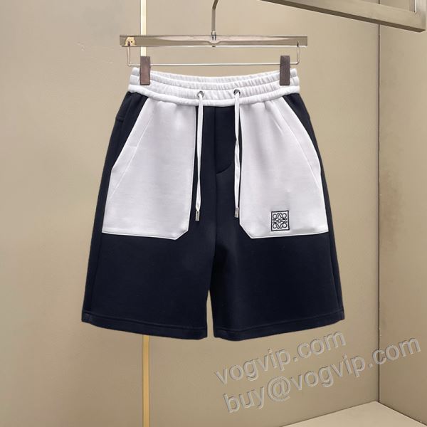ロエベ 2026限定セール100%新品 DKLOE016 ショートパンツ ビーチパンツ セレブ愛用の超人気商品 2色可選 LOEWEブランド 偽物 通販