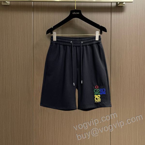落ち着いた質感 ロエベ ブランドコピー DKLOE023 ショートパンツ ビーチパンツ 2色可選 2026品質保証新作