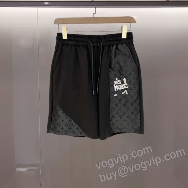 シックスタイルに活躍 ルイ ヴィトン LOUIS VUITTONコピー ブランド 2026割引セール DKLV037 ショートパンツ ビーチパンツ