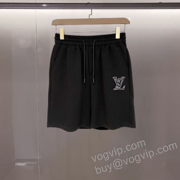 2026割引セール ルイ ヴィトン LOUIS VUITTONブランド 偽物 通販 DKLV038 芸能人に愛用者続出 ショートパンツ ビーチパンツ 2色可選