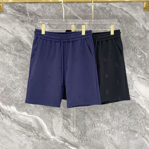 柔らかな質感 ルイ ヴィトン LOUIS VUITTONスーパーコピー 2026人気販売 DKLV057 ショートパンツ ビーチパンツ 2色可選