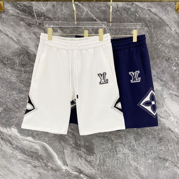 ショートパンツ ランキング1位 ビーチパンツ ルイ ヴィトン LOUIS VUITTONブランド 偽物 通販 2026人気販売 DKLV060 2色可選