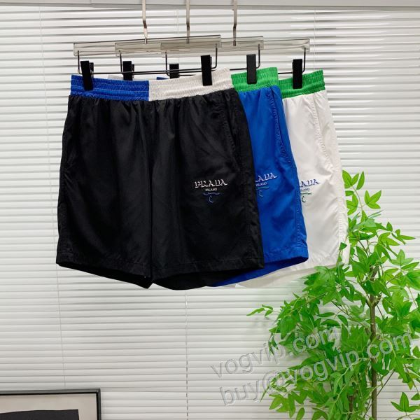 2026年モデル入荷 プラダ スーパーコピー DKPR002 ショートパンツ ビーチパンツ 3色可選 海外限定ライン