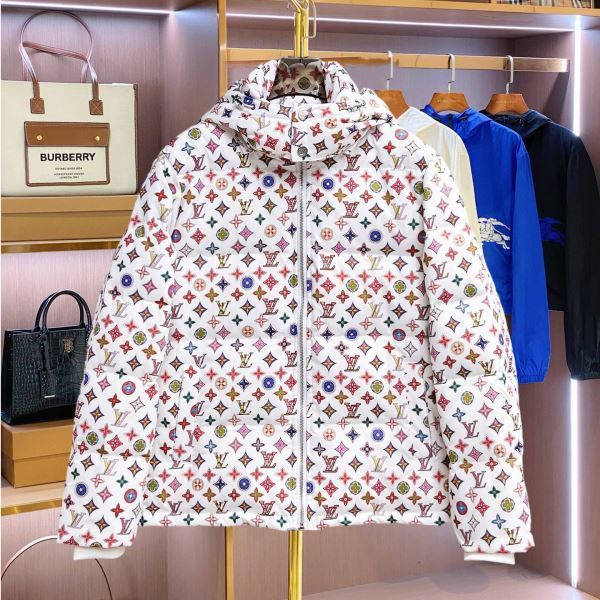 2026高級品 通販 超激得品質保証 ルイ ヴィトン ブランド 偽物 通販 MYLV005 ダウンジャケット 防風性に優れ