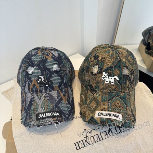 野球帽 キャップ ハンチング バレンシアガ BALENCIAGAブランド 偽物 通販 2026HOT本物保証 MZBAL016 2色可選 肌触りのいい