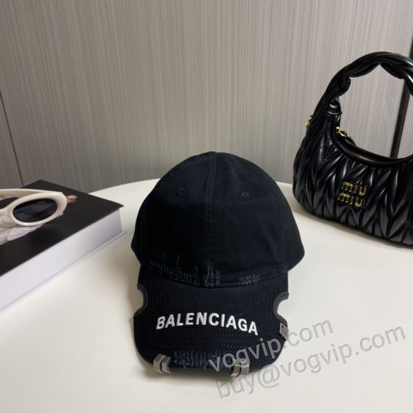 デザイン性の高い 野球帽 キャップ ハンチング バレンシアガ BALENCIAGA偽物ブランド 2026限定セール大得価 MZBAL041 2色可選