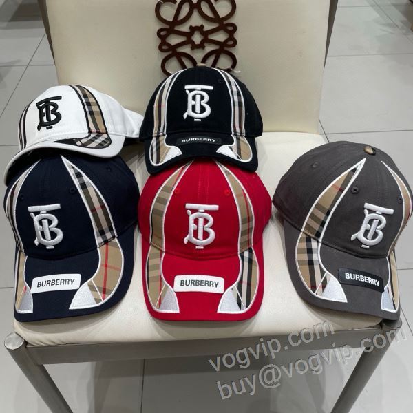 2026お買い得セール バーバリー BURBERRYコピー MZBU014 野球帽 キャップ ハンチング 5色可選 肌触りのいい