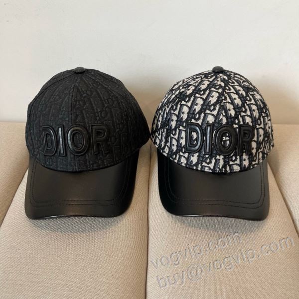 コーデ 知的なムードを演出 ディオール DIOR偽物ブランド MZDIOR019 野球帽 キャップ ハンチング 2色可選 2026品質保証新作