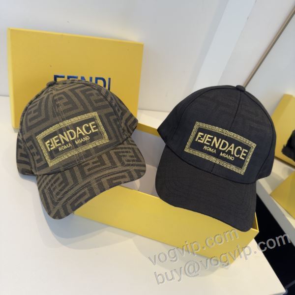 フェンディ FENDIコピー 2026爆買い定番人気 MZFEN013 野球帽 キャップ ハンチング 2色可選 大人のおしゃれに