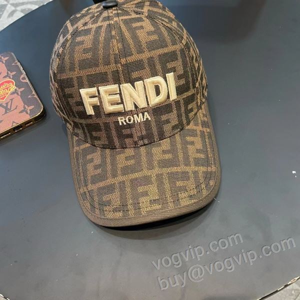 2026超人気新品 フェンディ FENDI偽物ブランド 高級感演出 MZFEN018 野球帽 キャップ ハンチング