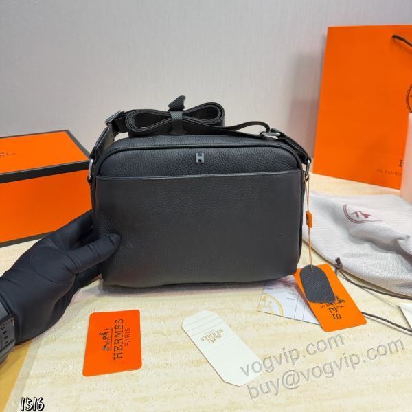 エルメスコピー 2026人気セール高品質 NBAGHE025 ショルダーバッグ 完成度の高い逸品 斜め掛けバッグ メンズバッグ 3色可選