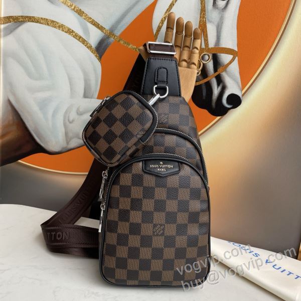 ルイ ヴィトンブランド 偽物 通販 2026最新入荷 NBAGLV005 ショルダーバッグ 斜め掛けバッグ メンズバッグ 2色可選 抜群の雰囲気が作れる!