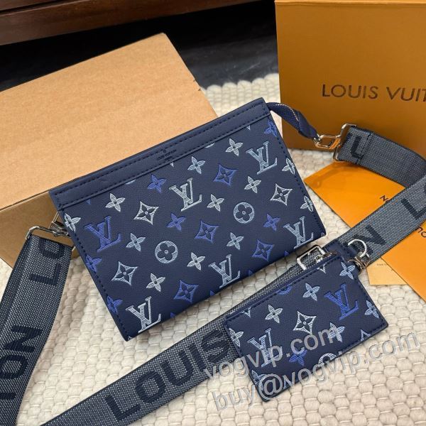 おしゃれに絶大な人気の ルイ ヴィトンコピー ブランド 2026秋冬季超人気 LV198 ショルダーバッグ 斜め掛けバッグ メンズバッグ