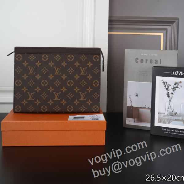 韓国の人気 ルイ ヴィトンコピー LV236 ポーチ セカンドバッグ メンズバッグ 2026超人気新品
