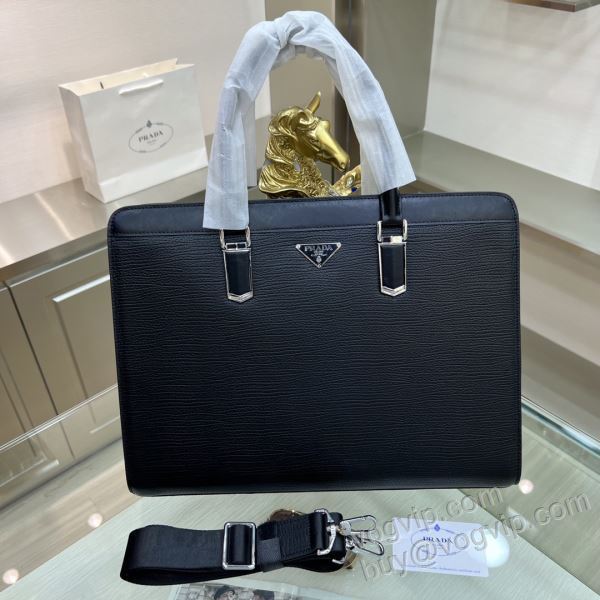 ビジネスバッグ ブリーフケース プラダ PRADAブランドコピー 2026新商品！ NBAGPR012 メンズバッグ お洒落な存在感
