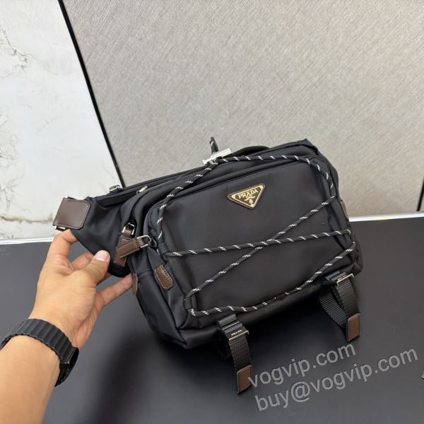 高級感ある プラダ PRADAスーパーコピー NBAGPR035 ショルダーバッグ 斜め掛けバッグ メンズバッグ 3色可選 2026高級品 通販