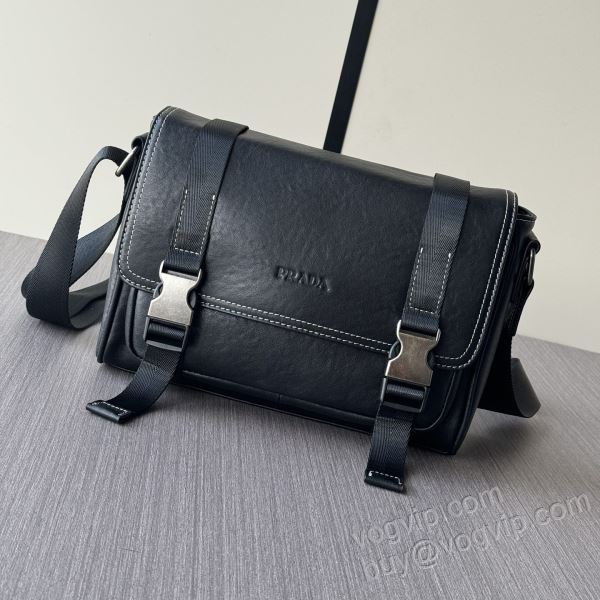 希少価値大！ ショルダーバッグ 斜め掛けバッグ プラダ PRADAブランドコピー 2026最新入荷 NBAGPR056 メンズバッグ