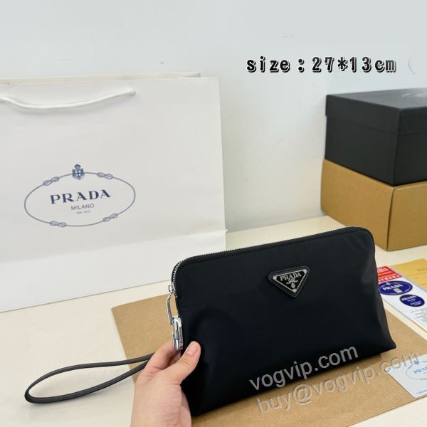 2026年モデル入荷 プラダ PRADAコピー NBAGPR058 ポーチ セカンドバッグ メンズバッグ 高級感ある