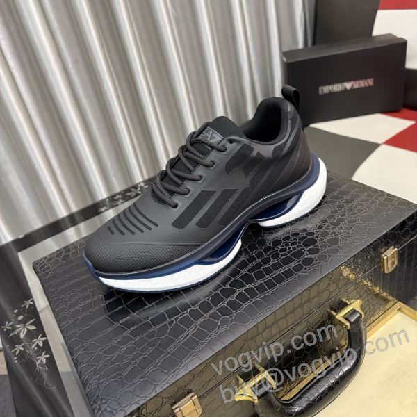 アルマーニ ブランド 偽物 通販 2026年モデル入荷 NXIEAR005 スニーカー カジュアルシューズ 3色可選 抜群な楽チン感ある大定番