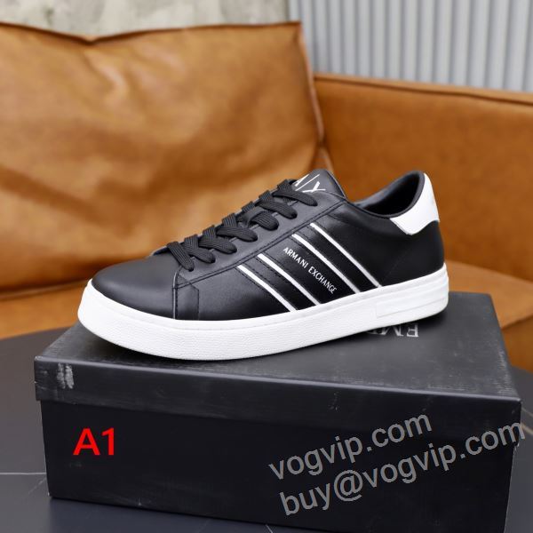 セレブ愛用の超人気商品 アルマーニ コピーブランド NXIEAR007 スニーカー カジュアルシューズ 4色可選 2026年モデル入荷